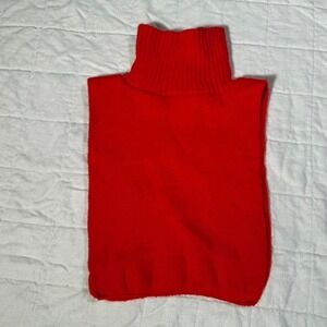 Vintage 60s Fethernit Sportswear Red Turtleneck Dickey – Size M